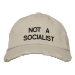 NOT ASOCIALIST embroidered hats