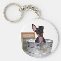 Not bath time again keychain