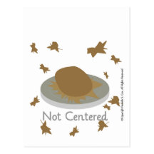 Not Centred Postcard