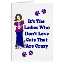 (Not Crazy) Cat Lady Cards