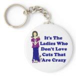 (Not Crazy) Cat Lady Keychain