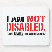 Not Disabled Mousepad