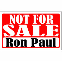 Not For Sale Ron Paul Photo Sculpture