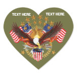 Not Forgotten America Heart Only See Notes stickers