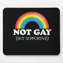 NOT GAY MOUSE PAD
