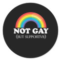 NOT GAY stickers