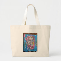 not godlike art by sludge tote bags