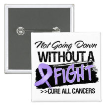 Not Going Down Without a Fight - Cancer Button