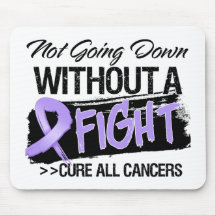Not Going Down Without a Fight - Cancer Mousepad