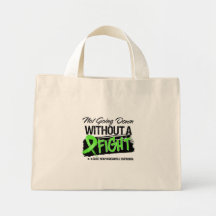 Not Going Down Without a Fight Non-Hodgkins Canvas Bag
