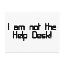 Not Help Desk Post Cards