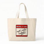 Not Into Labels bags