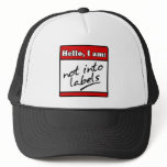 Not Into Labels hats