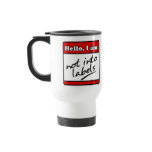 Not Into Labels mugs