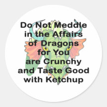 Not meddle black dragon head sticker