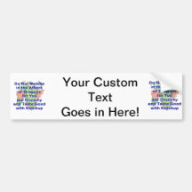 Not Meddle blue Purple dragon Bumper Sticker