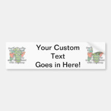 Not meddle white dragon head bumper stickers