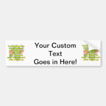 Not meddle yellow dragon head bumper stickers