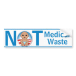 Not Medical Waste bumper stickers