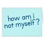Not myself cards