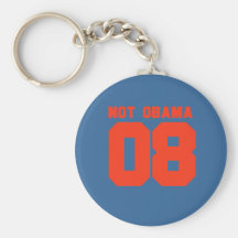 NOT OBAMA 08 KEY CHAINS