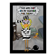 Not on mt agenda: Jailbird card