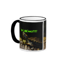 "Not til I've had my coffee" turtle mug