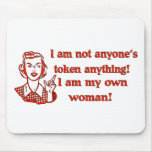 Not Token Woman mousepads