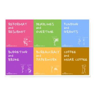 Not very aspirational academia poster