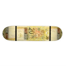 nota de vinte reais skateboard