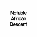 Notable African Descent T-shirt embroidered shirts