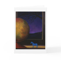 Note Card:  "Blue Horse"