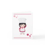 Note Card Chef Woman