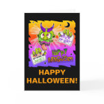 Note Card, Greeting Card - HALLOWEEN BOOGEYMAN MON