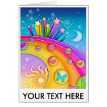Note Card, Greeting Card - Retro Pop Art Sixties S