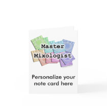 Note Card - MASTER MIXOLOGIST