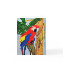 Note Card - Tropical Parrot