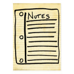 Note Cards business cards