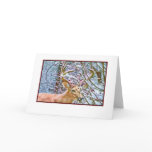 Note or Greeting Card with Deer and Crab Apples