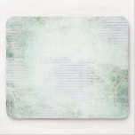 Note Paper Green Floral mousepads