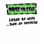 NOTE to SELF t-shirts