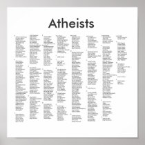 noteable atheists, Atheists