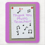 Notebook Paper  Thank You Music Teacher mousepads
