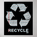 Notebook Recycle Poster posters