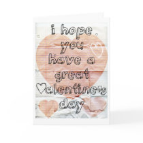 Notebook Valentine's Card