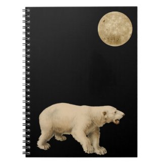 Notebook with arctic polar bear