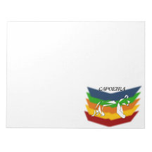 Notepad capoeira martial arts brazil axe
