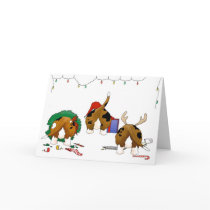Nothin' Butt A Basset Christmas