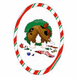 Nothin' Butt A Basset Christmas Ornament