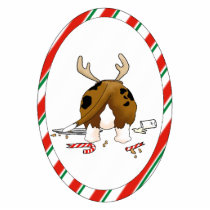 Nothin' Butt A Basset Christmas Ornament
